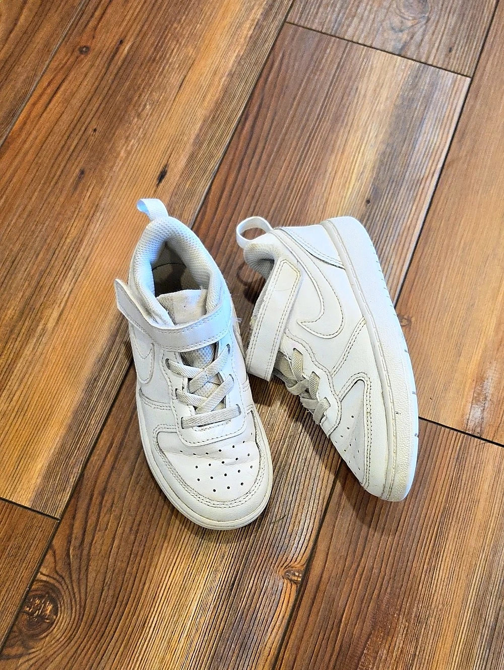 Nike Court Borough Low 2 Toddler Sneakers White Kids US 9C